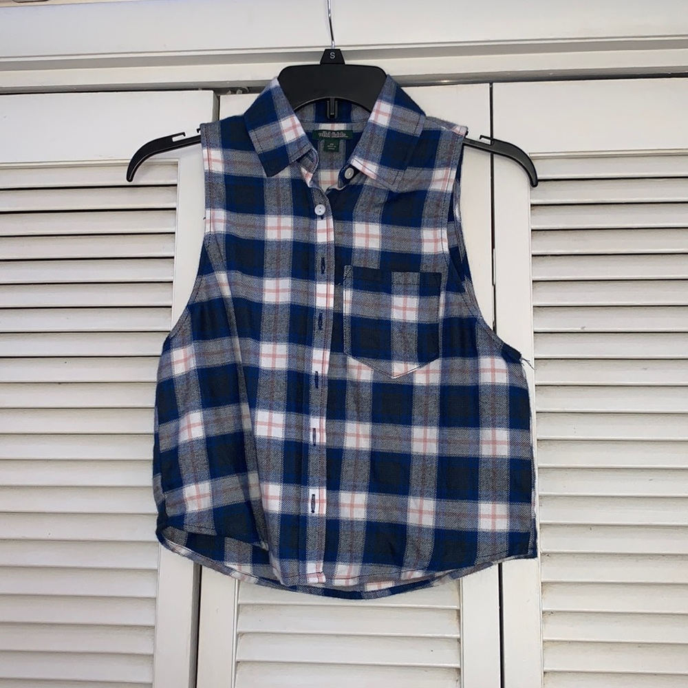 Flannel Tank-Top